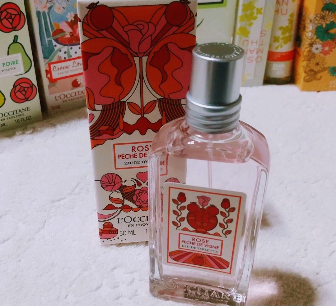 ロクシタン ローズヴァインピーチ RVP オードトワレ ローズ 薔薇 香水　限定