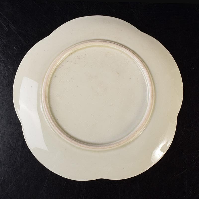 出石焼 牡丹刻 輪花皿 十九客 時代箱付 N 7093A - メルカリ