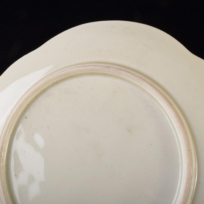 出石焼 牡丹刻 輪花皿 十九客 時代箱付 N 7093A - メルカリ