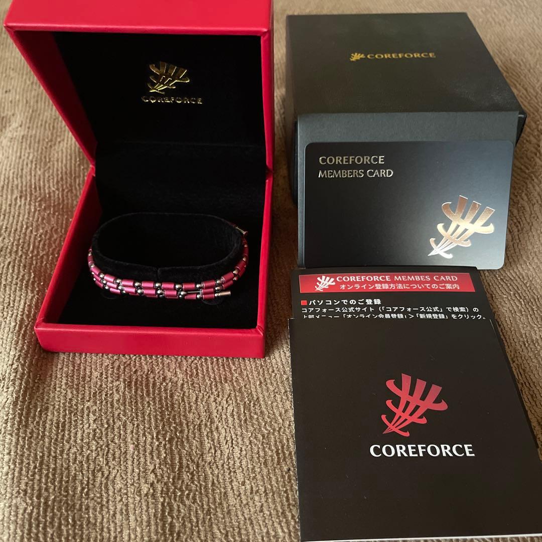 COREFORCE ピンクブレスレット 50