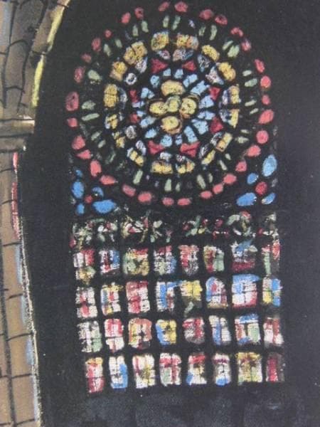 香月泰男、パリ（３）ノートルダム、希少画集画、新品高級額