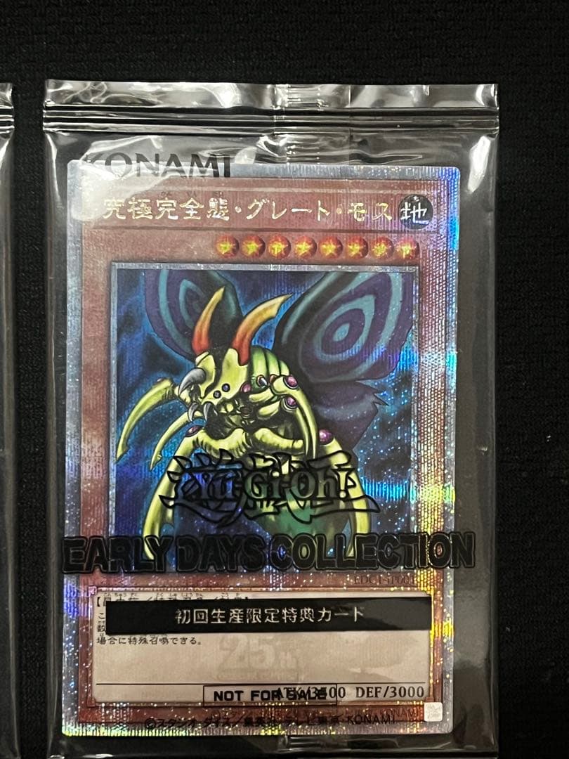 未開封】 ホーリー・ナイト・ドラゴン & 究極完全体・グレート・モス