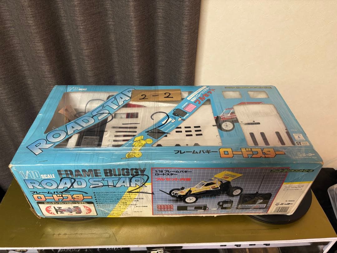 ニッコー NIKKO製 1/10スケール フレームバギーロードスター フルセット 1985年【NIKKO フレームバギー1/10 バイソンF-10 (赤)】その7