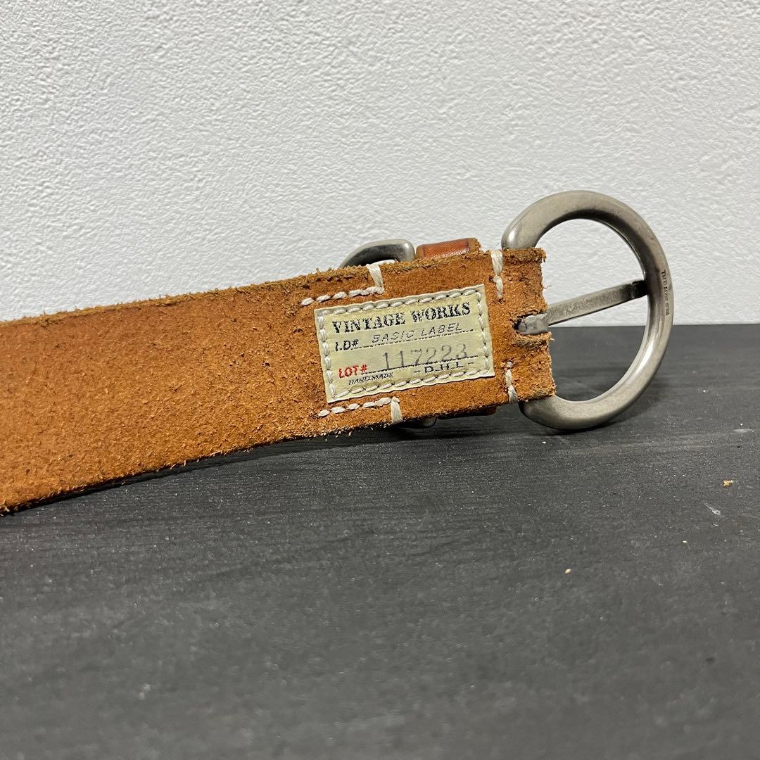 《Vintage Works》リングレザーベルト 117223