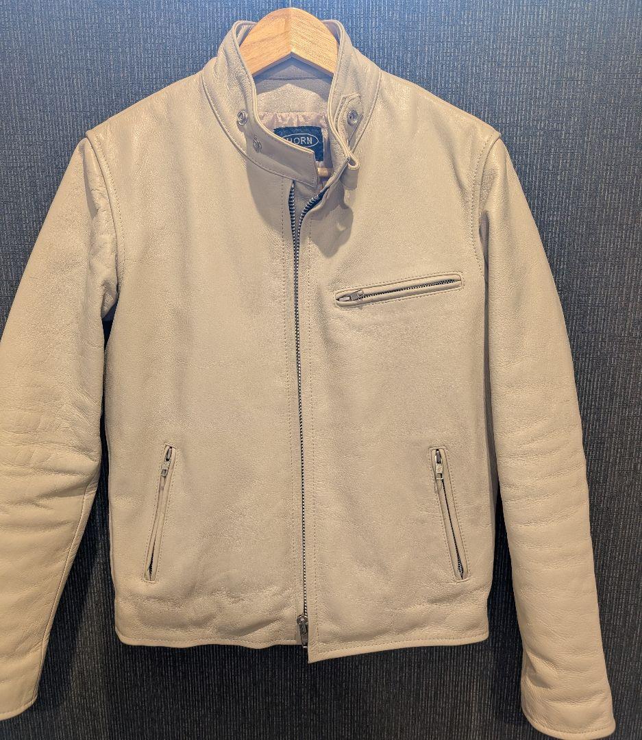 【早いもの勝ち】HORN WORKS レザー シングル ライダースジャケット