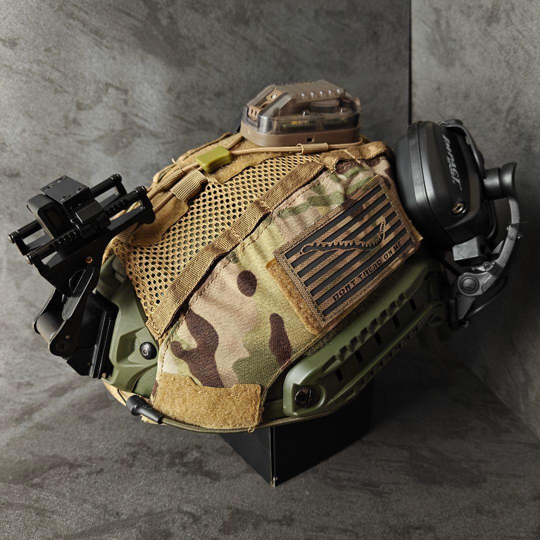 新品 実物NIJ IIIA防弾ヘルメット Fast SFタイプ MCフルセット