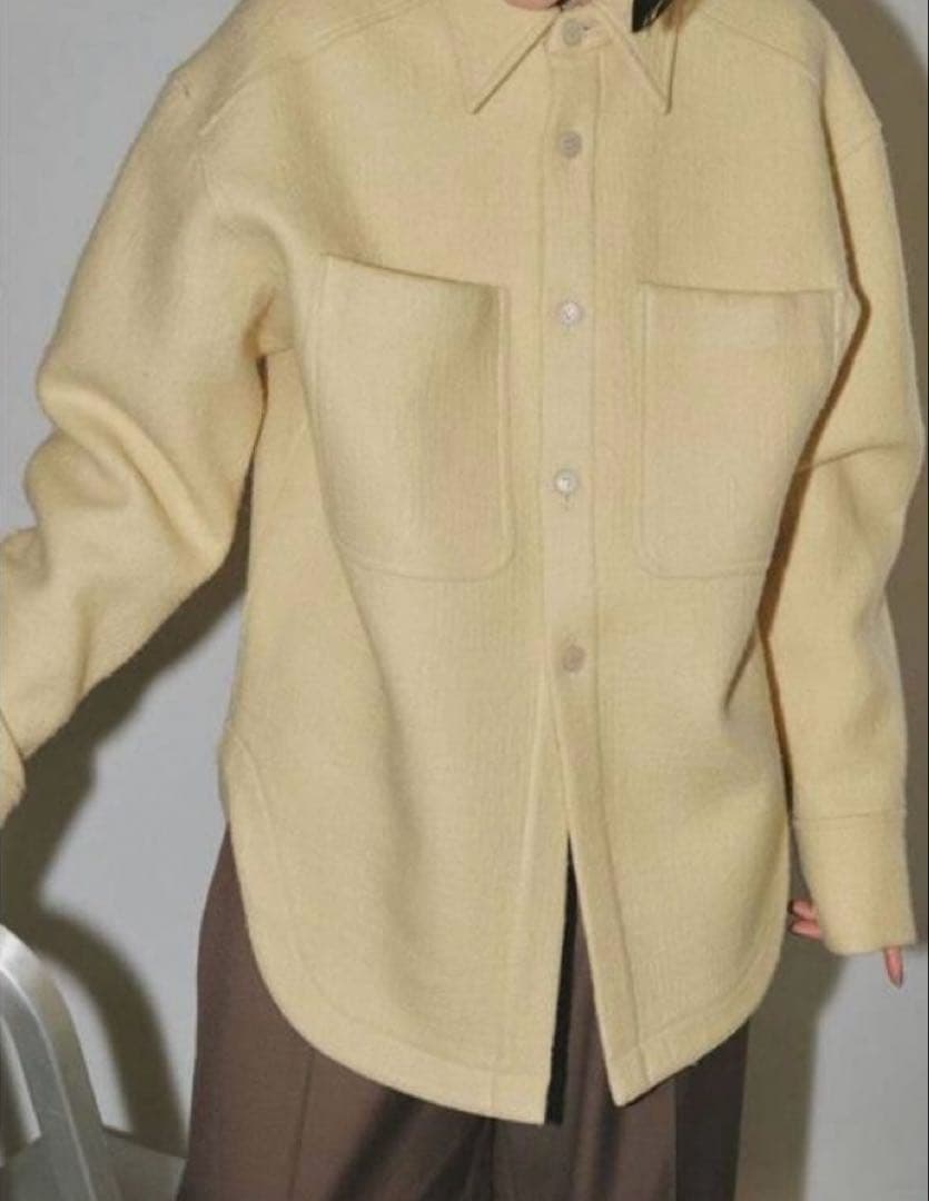 TODAYFUL Heavy Wool Jacket クリーム