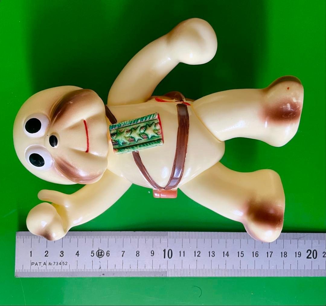 珍品】当時物 マルザン のらくろ ブル連隊長 ソフビ 1969年 田川水泡