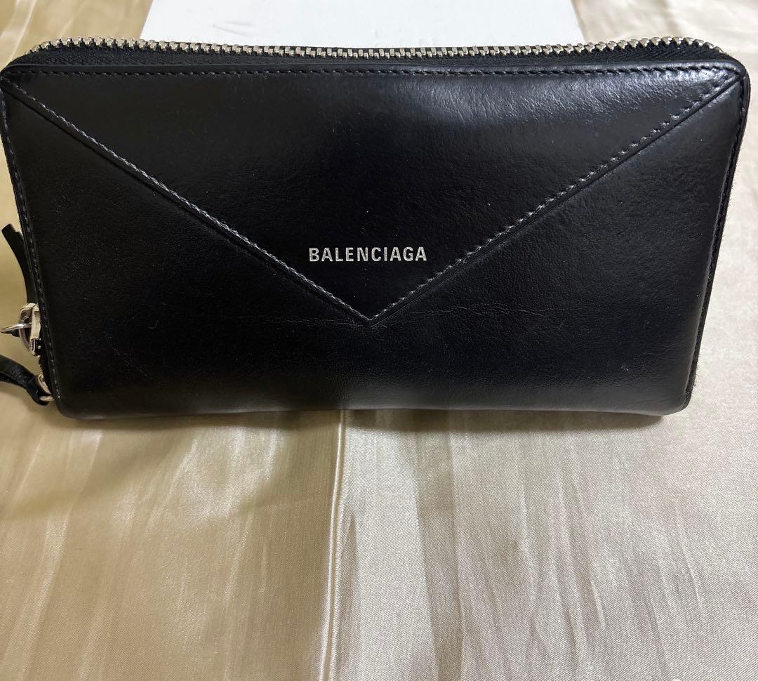 バレンシアガ　ラウンドファスナー長財布　翌日発送