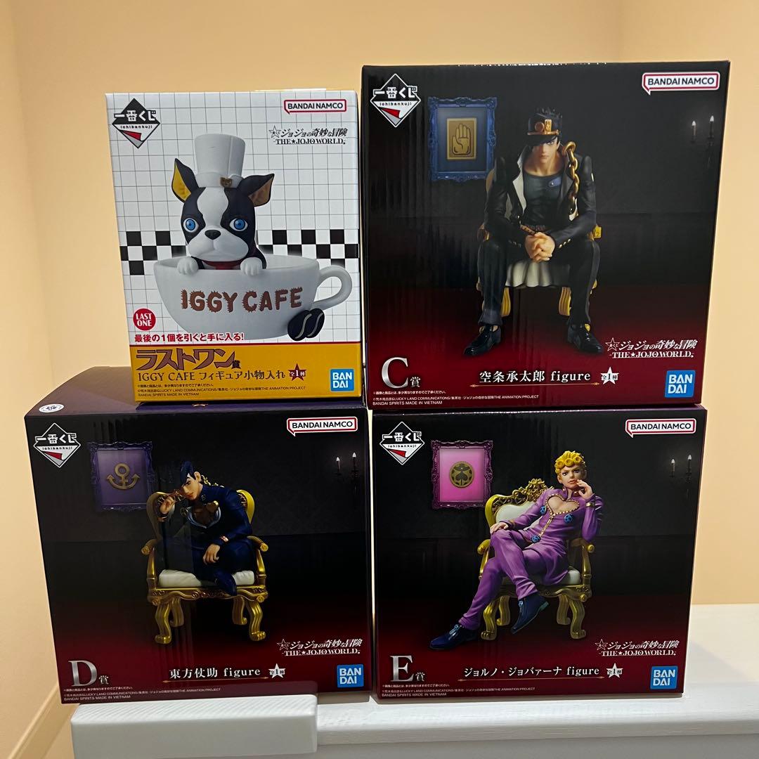 一番くじ ジョジョ DEFラスワン 承太郎＆仗助＆ジョルノ＆イギー フィギュア 一番くじ ジョジョ DEFラスワン 承太郎＆仗助＆ジョルノ＆イギー