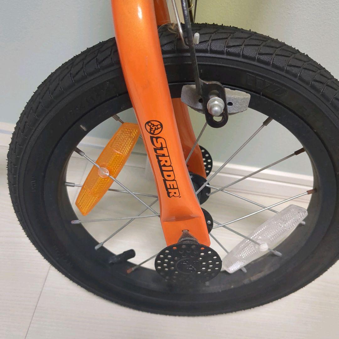 純正収納カゴ付き】 STRIDER 14x オレンジ ストライダー - メルカリ