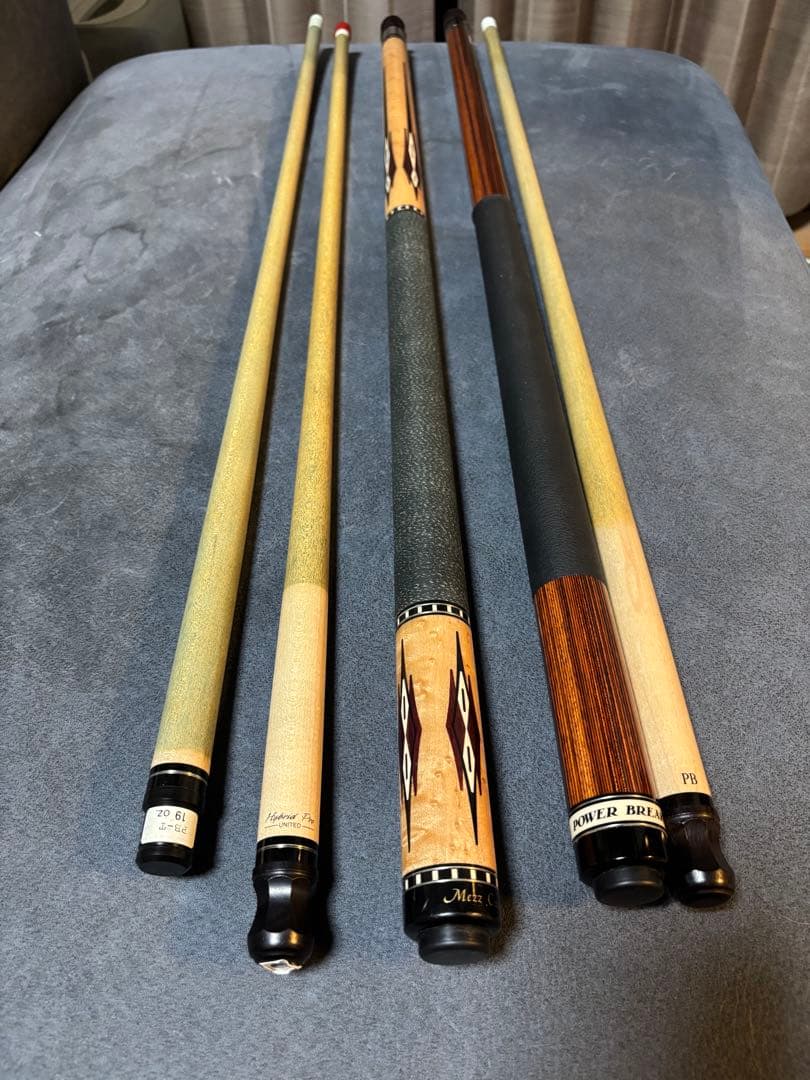 Mezz playキュー& Power Break キュー 5本セット