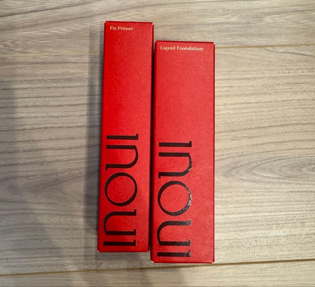 INOUI リキッドファンデーション01&ルーセントプライマーセット