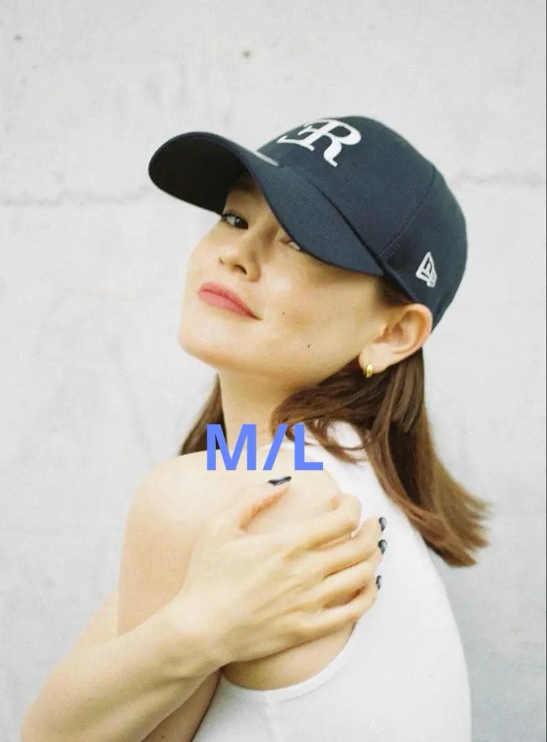 ER LOGO CAP EMMA NEWERA CAP M/L ネイビー