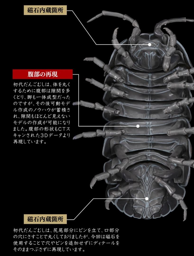オンライン限定 いきもの大図鑑 ダンゴムシ（重塗装版） 全3種 コンプ