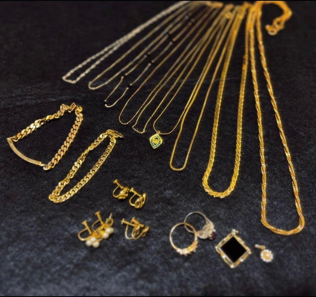 アクセサリー　イミテーション　まとめ　遺品整理　生前整理 268 遺品整理 生前整理 アクセサリーセット イヤリング ネックレス