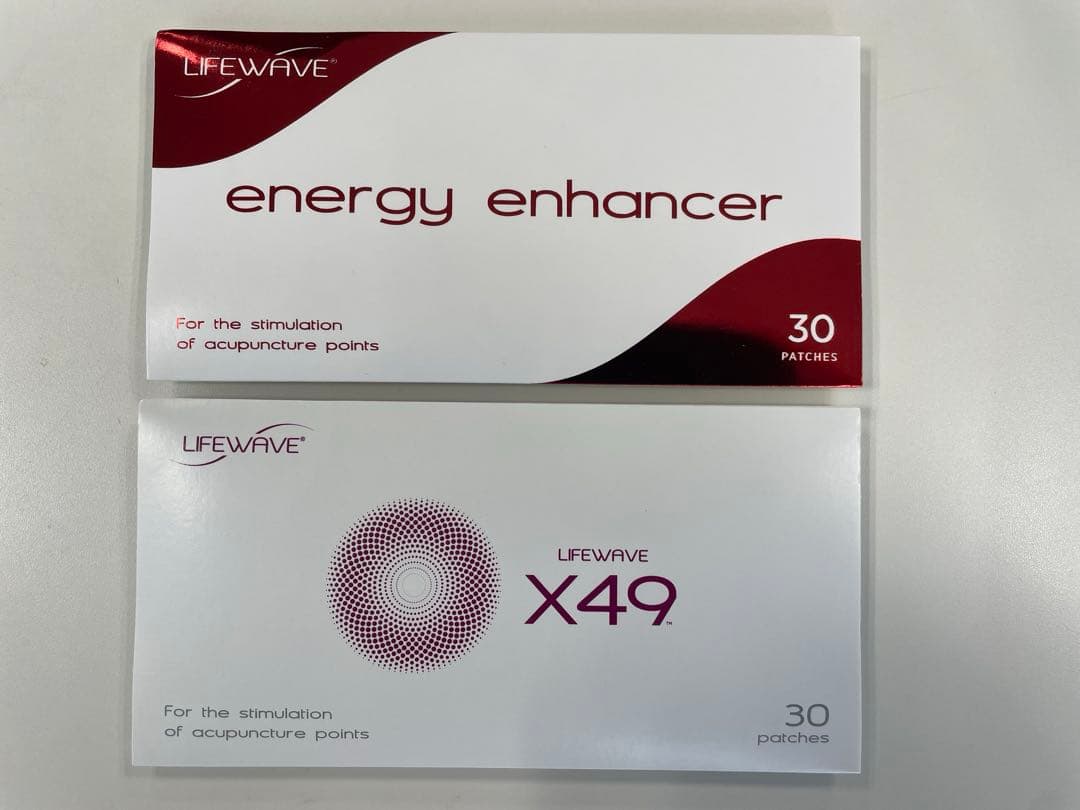 Lifewave X49 & energy enhancer 30パッチ