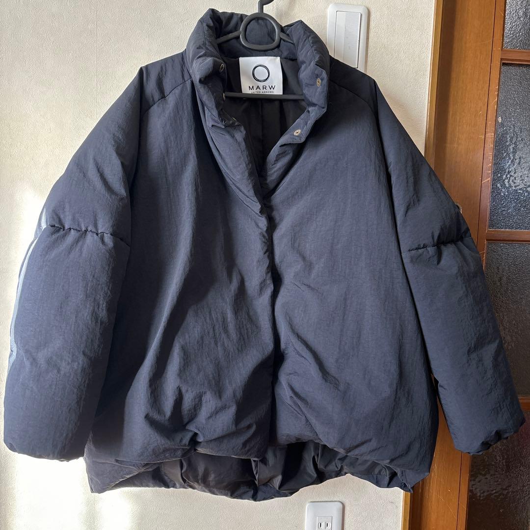 美品 マルゥ ユナイテッドアローズ アボカドダウン 36 ブラック - メルカリ
