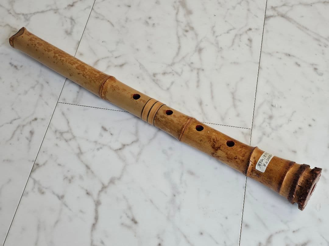 尺八　真竹　展示品　翠光 Yahoo!オークション -「翠」(尺八) (和楽器)の落札相場・落札価格