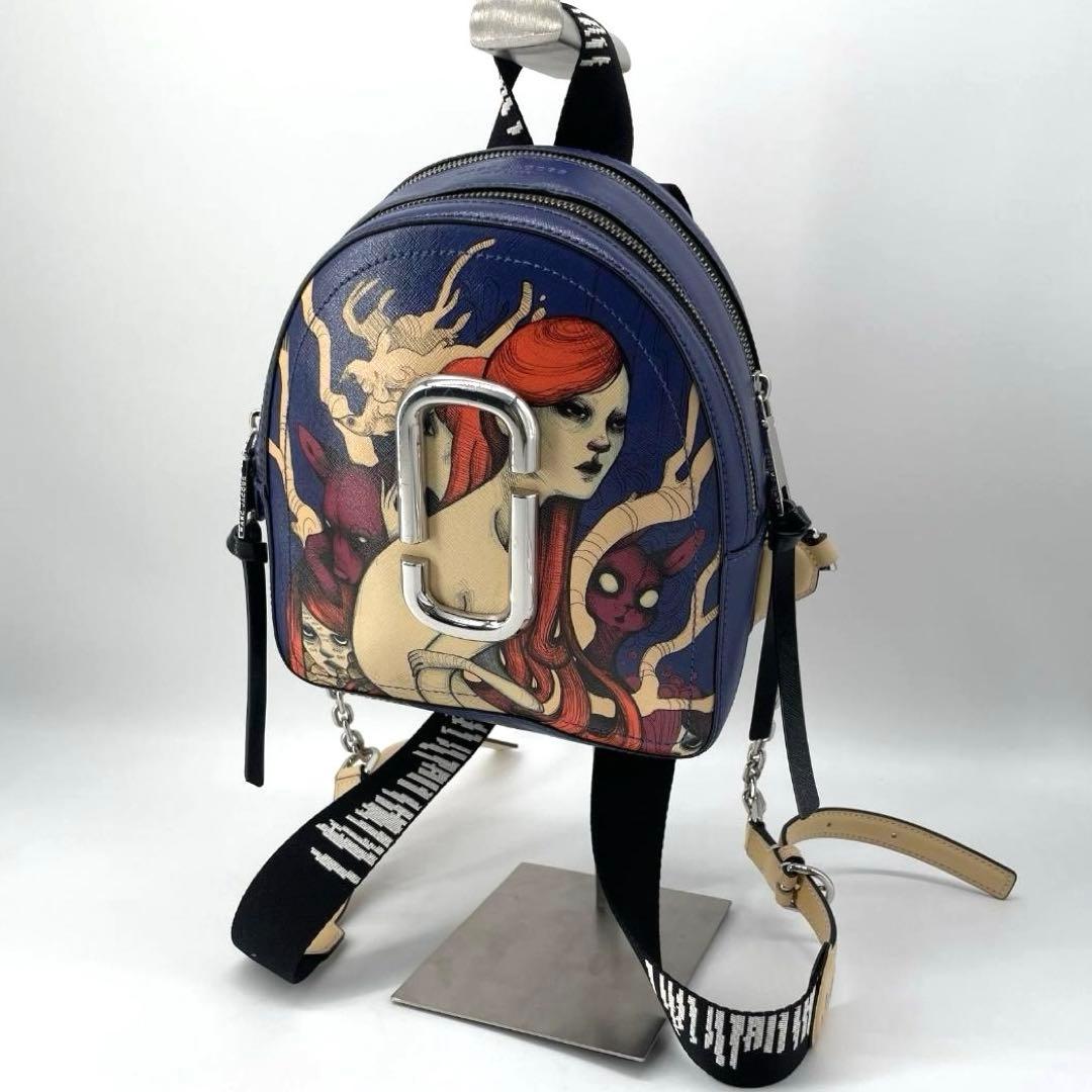 17792✨マークジェイコブス パックショット コラボ ローレンサイ リュック 17792✨マークジェイコブス パックショット コラボ ローレンサイ