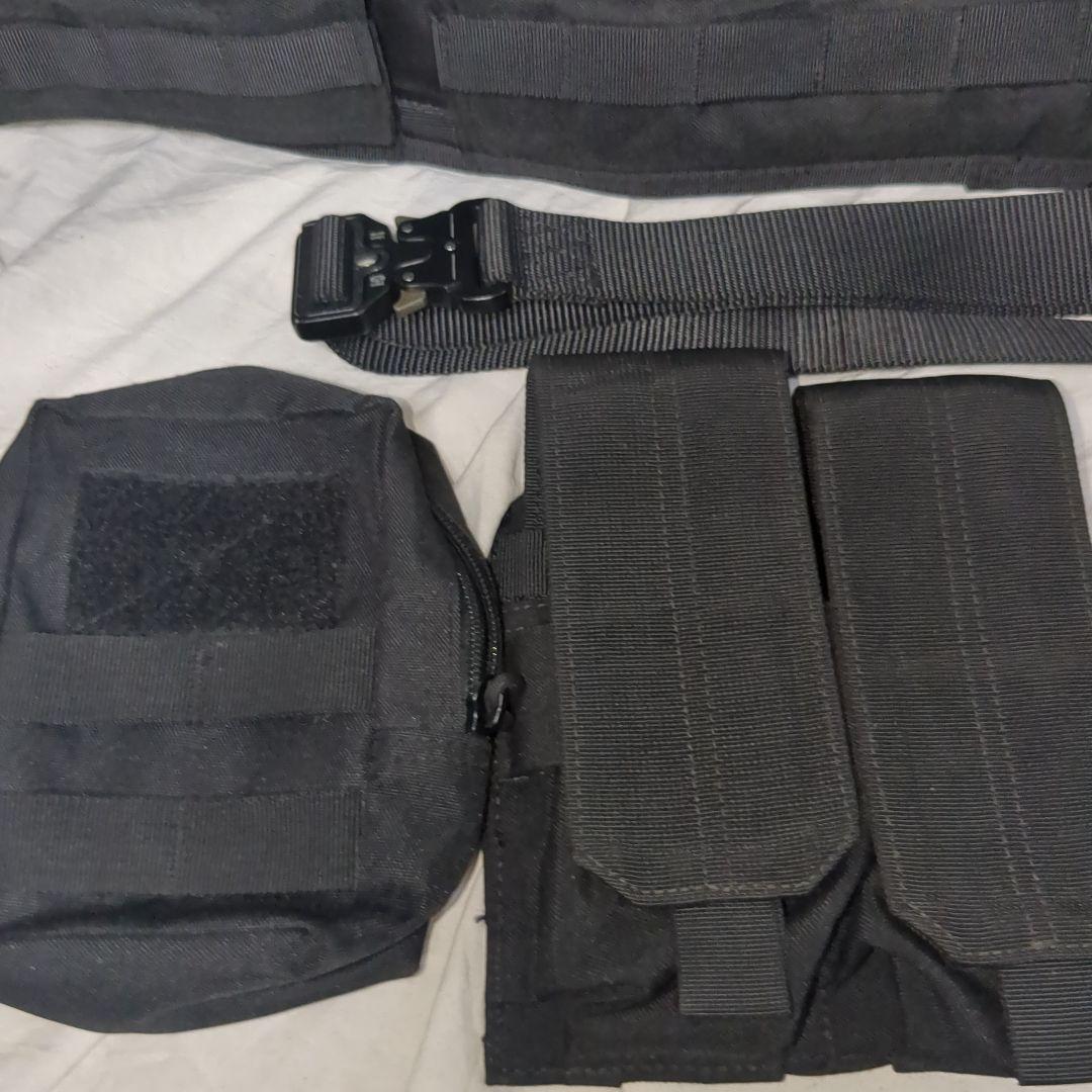 BLACKHAWK 実物旧型チェストリグ 装備一式セット 黒 - メルカリ