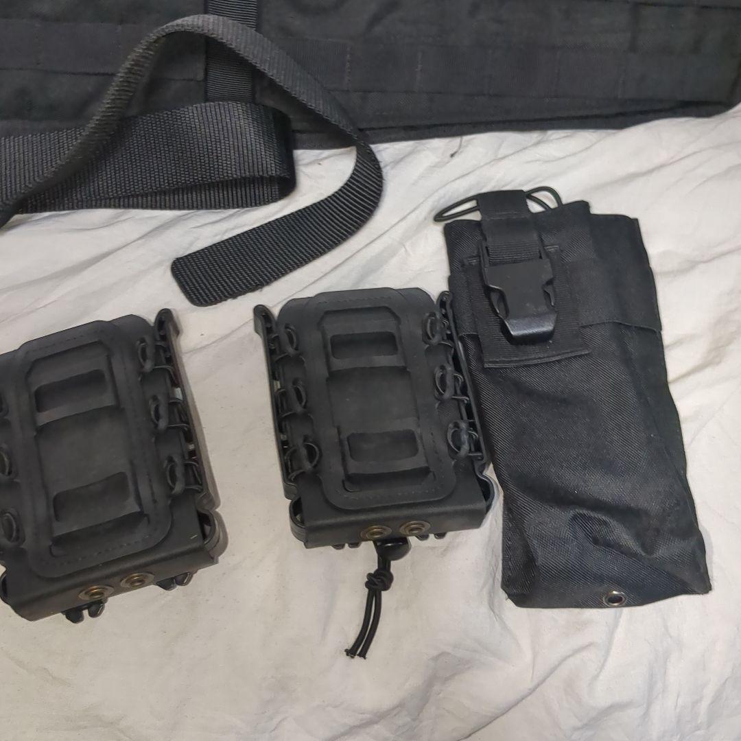 BLACKHAWK 実物旧型チェストリグ 装備一式セット 黒 - メルカリ