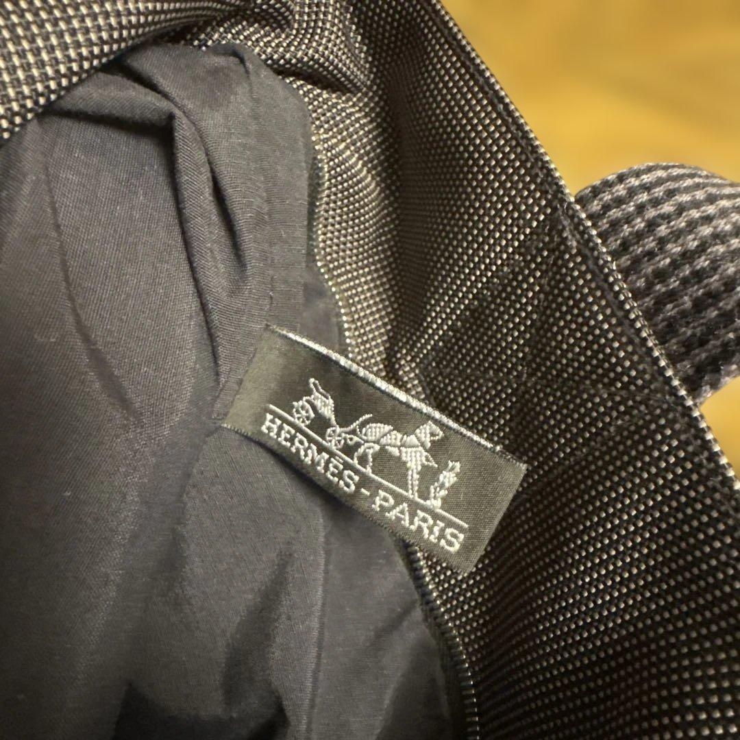 HERMESエルメス/カバス エールライン 縦型 キャンバス A4収納可 - メルカリ