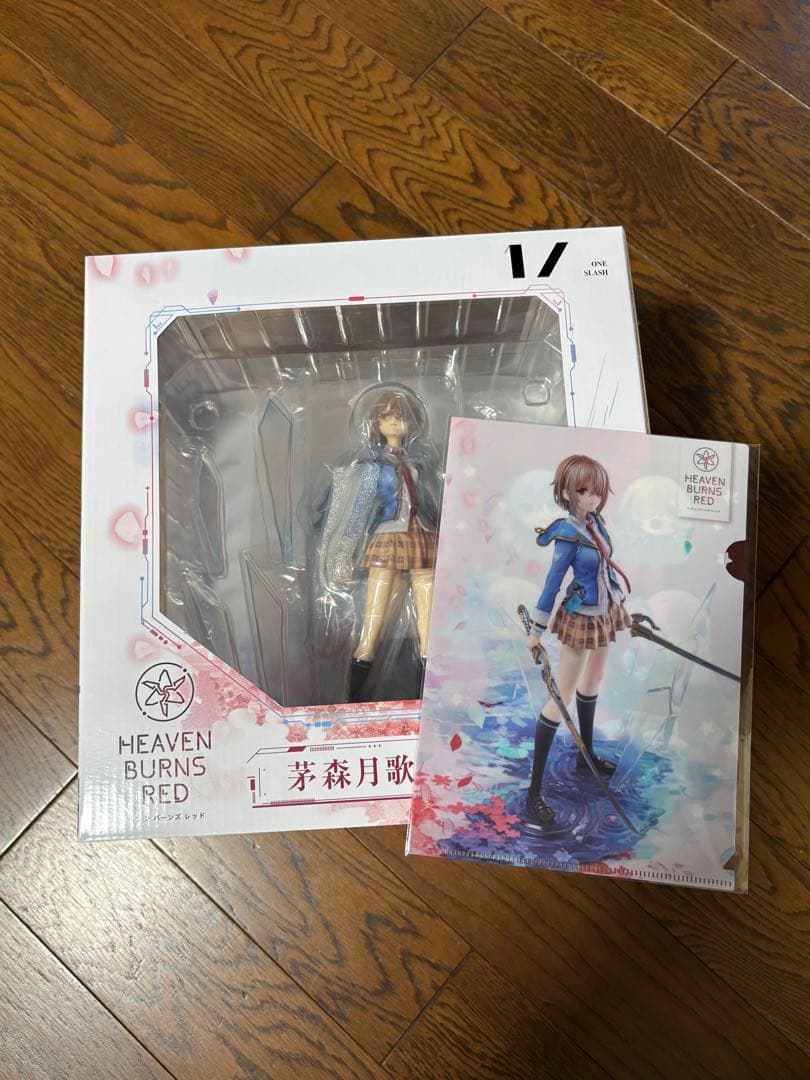 ヘブンバーンズレッド　茅森月歌　フィギュア　特典付き