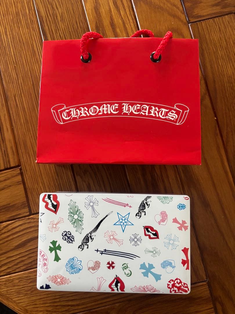 chrome hearts クロムハーツ ヨックモック クッキー缶 空き缶 美品