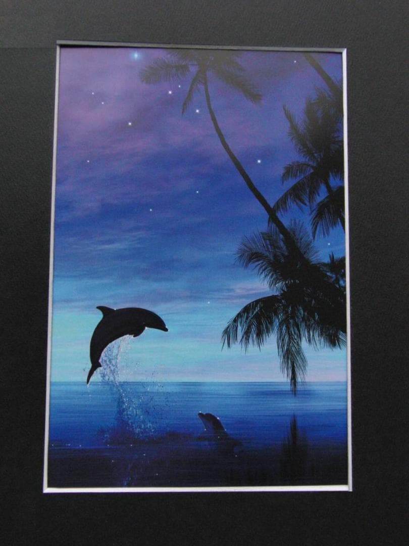 クリスチャン・ラッセン、【タヒチアン　ドリームス】、希少な額装用画集より