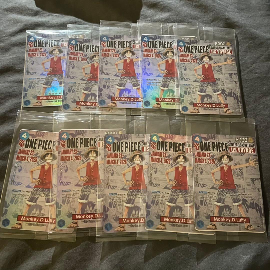 ワンピース モンキー・D・ルフィ アメリカ大学バスケ限定プロモ 未開封