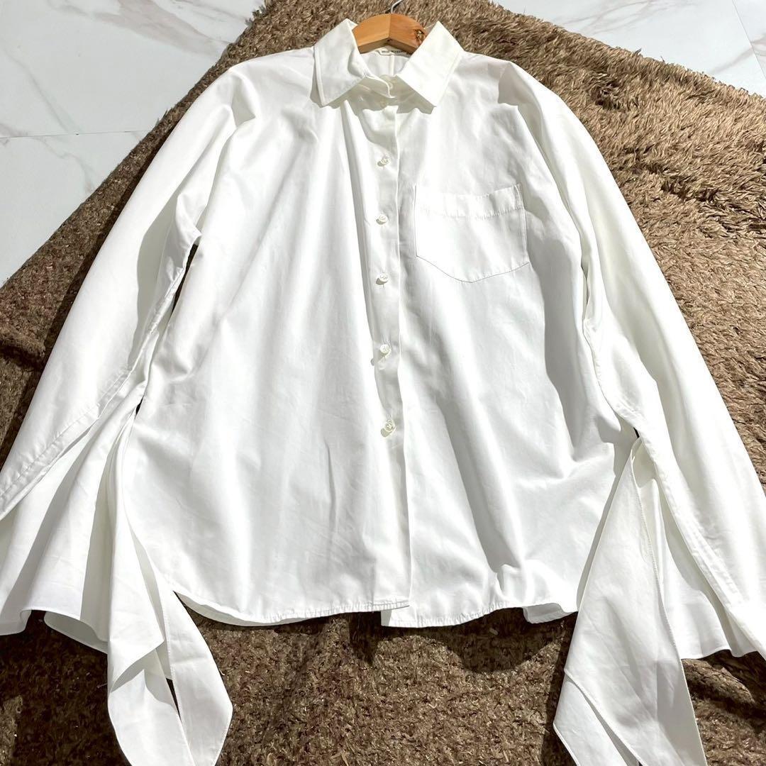 トップス HERMES Long-sleeved shirt cotton 40