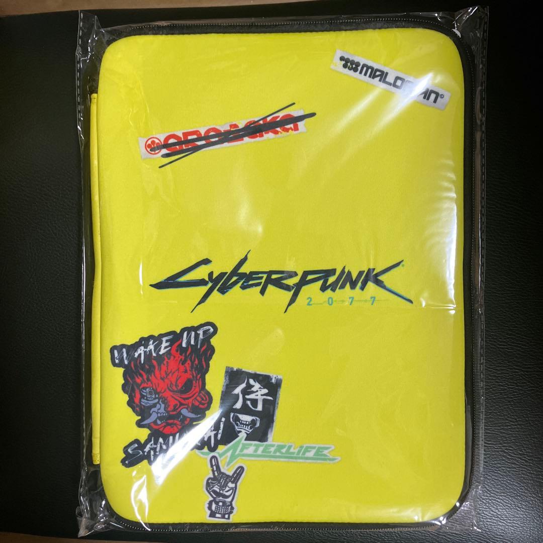 Cyberpunk サイバーパンク 2077 タブレットケース イエロー 1点