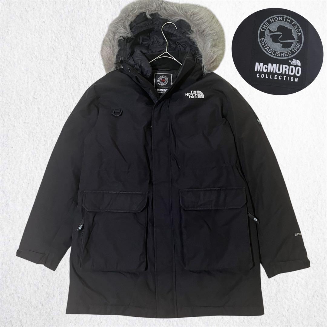美品 ノースフェイス マクマードダウンジャケット ホワイトレーベル グースダウン