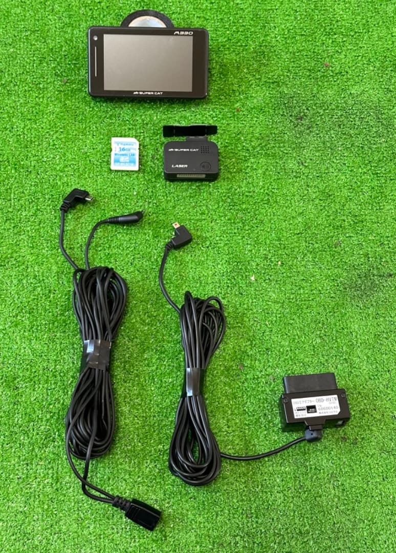 ユピテルA330レーダー探知機/OP-WLSD16 カード/OBD-HVTM付属