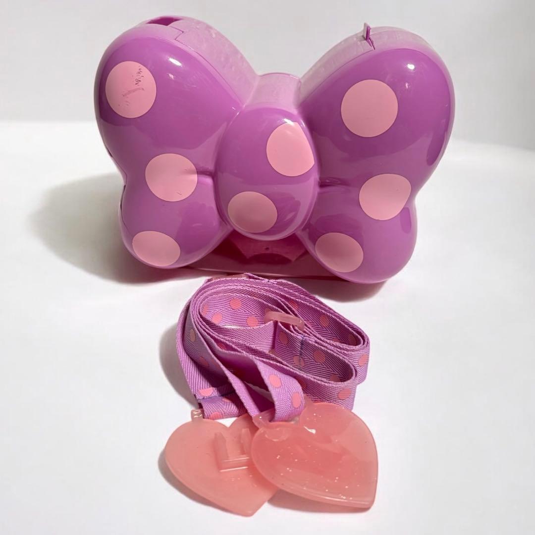 ディズニー ミニー 水玉 ポップコーン バケット バケツ デイジー 紫