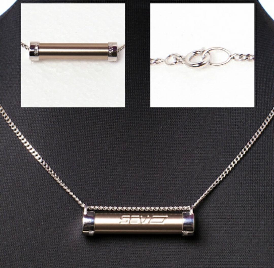 SEVメタルレールSiネックレス☆サイズ4段階調節40/45/50/55cm☆ - メルカリ