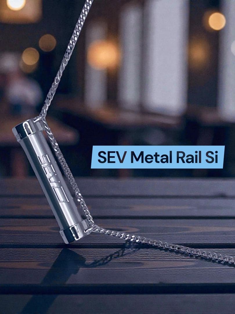 SEVメタルレールSiネックレス☆サイズ4段階調節40/45/50/55cm☆ - メルカリ