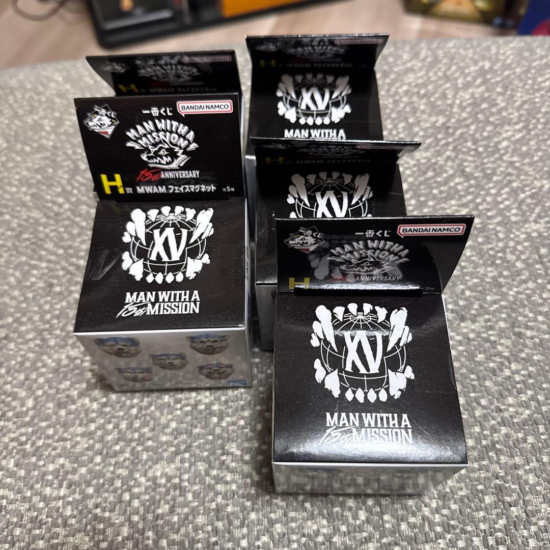 MAN WITH A MISSION 一番くじ　フェイスマグネット コンプセット