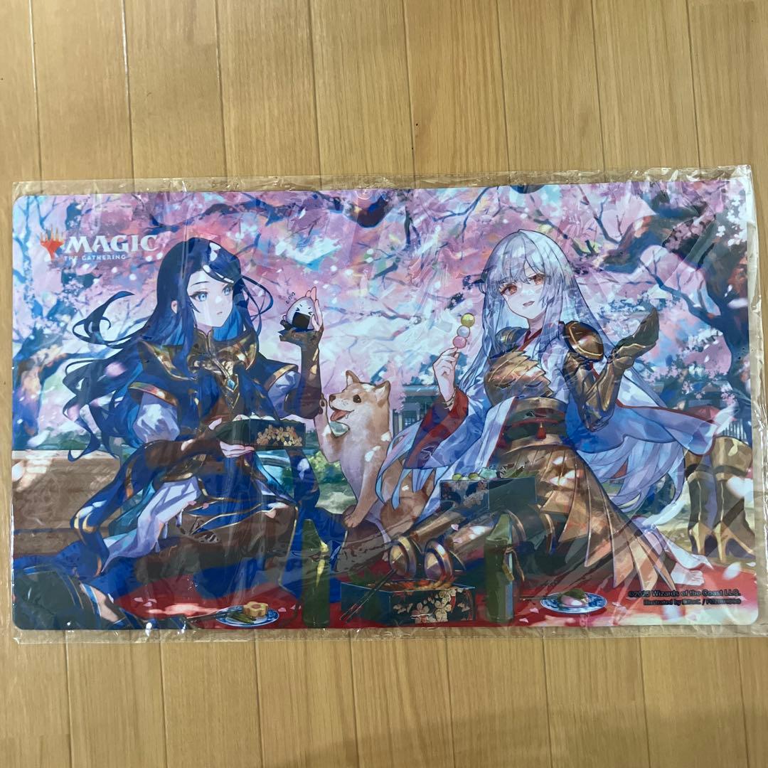 MTG 放浪皇のお花見キャンペーン 放浪皇&ナーセットプレイマット 藤ちょこ先生 Yahoo!オークション - MTG「放浪皇のお花見キャンペーン」ナーセット