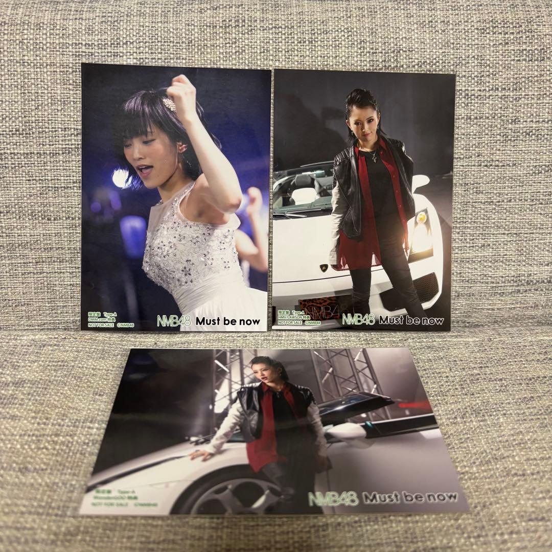 NMB48 山本彩 Must be now 生写真 3枚セット 店舗特典 - メルカリ