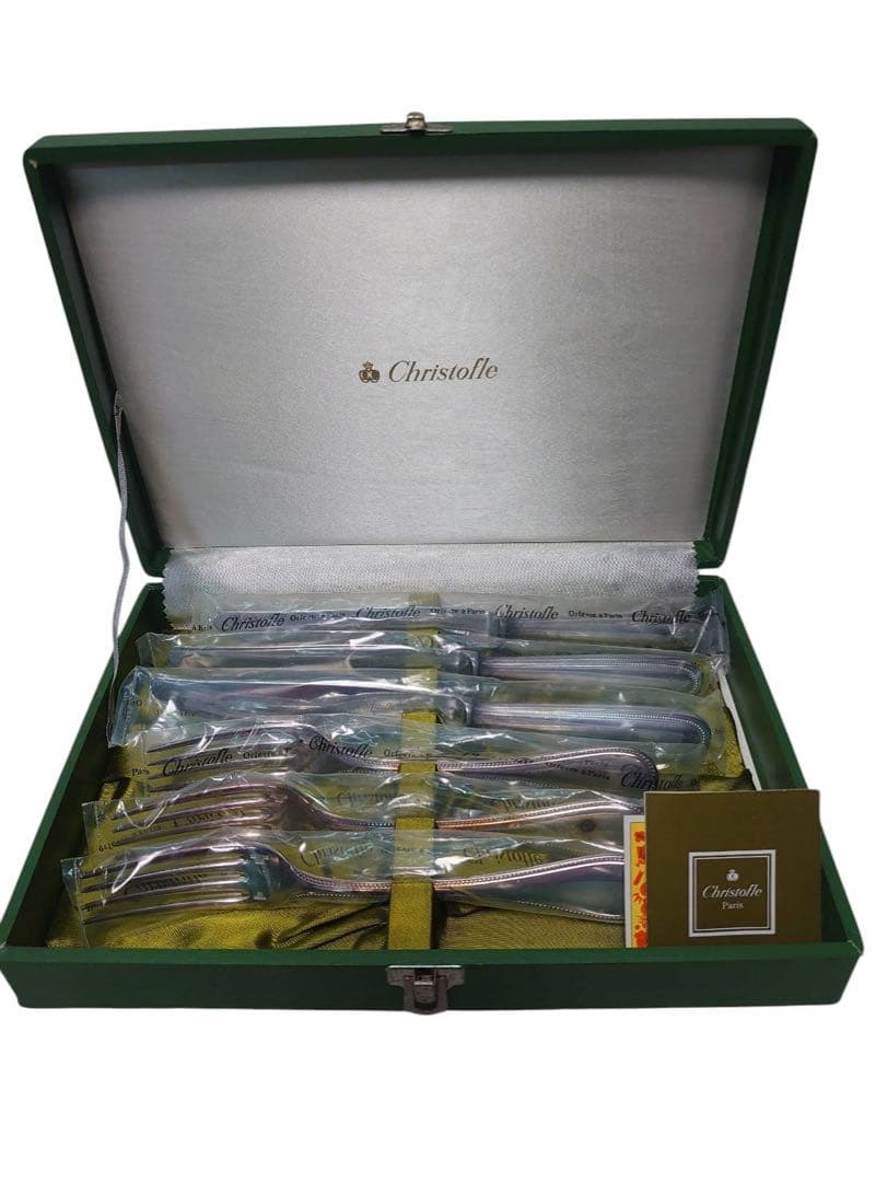 クリストフル パール 未開封 テーブル ナイフ フォーク 6点セット 美品 クリストフル パール テーブルフォーク 6点 - メルカリ