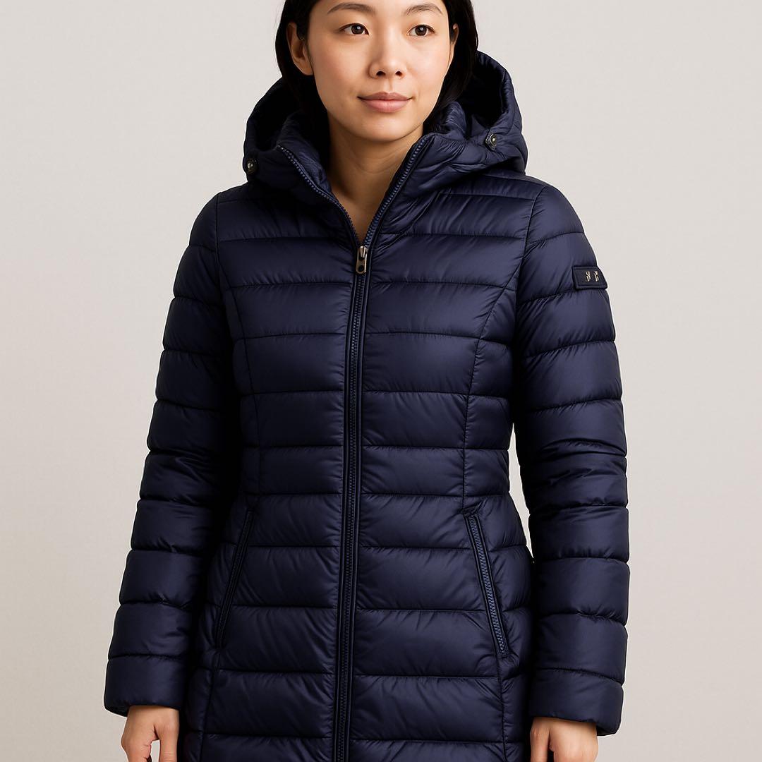 TATRAS ネイビー ロングダウンジャケット　01