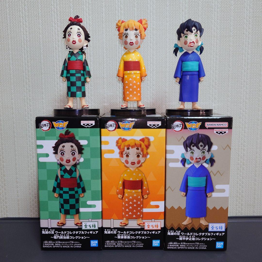 鬼滅の刃　炭子　善子　猪子　ワールドコレクタブルフィギュア　ワーコレ　3点
