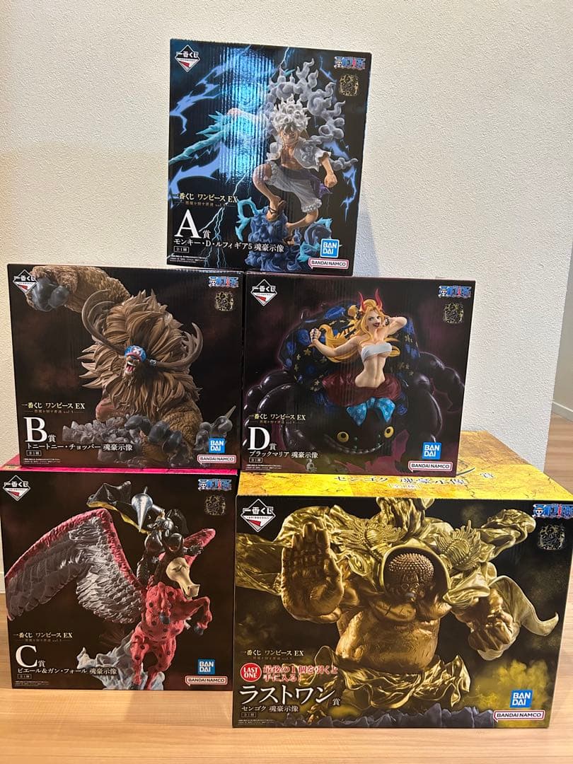 ★ 一番くじ ワンピースEX 悪魔を宿す者達 フィギュア セミコンプリートセット
