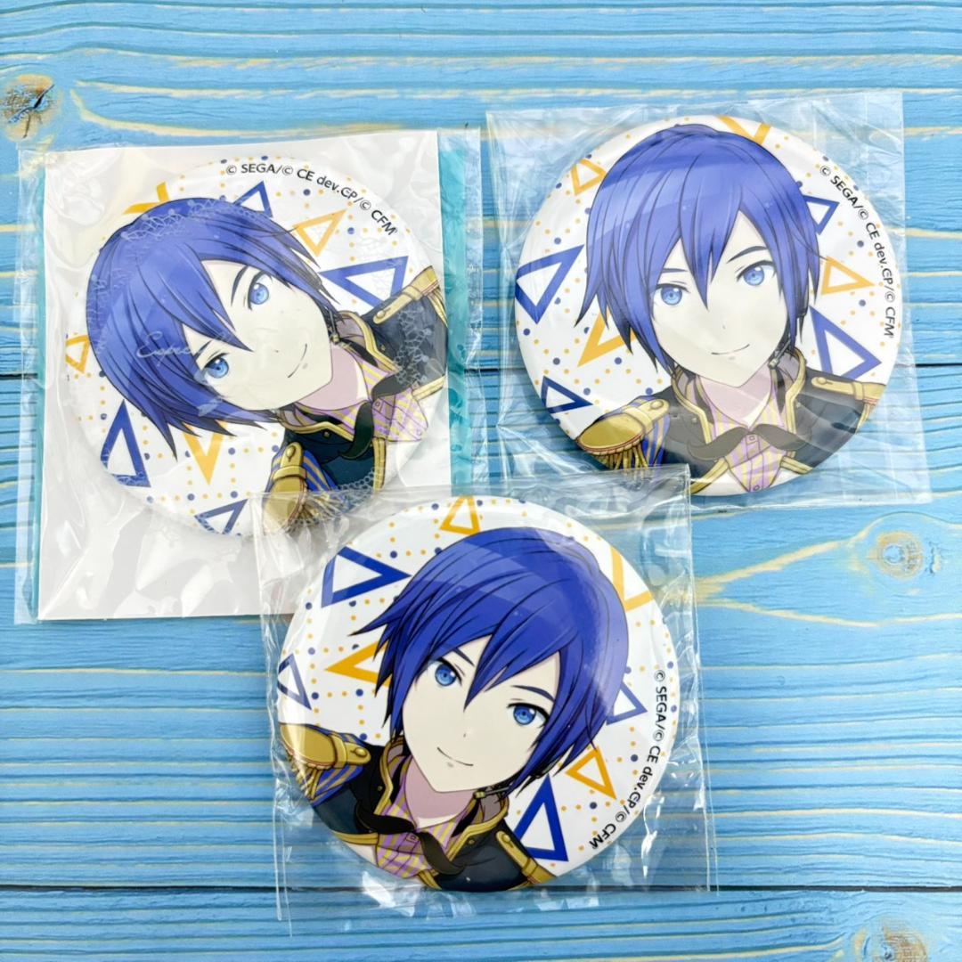 プロセカ グリッター缶バッジ グリ缶(KAITO*特典) - メルカリ