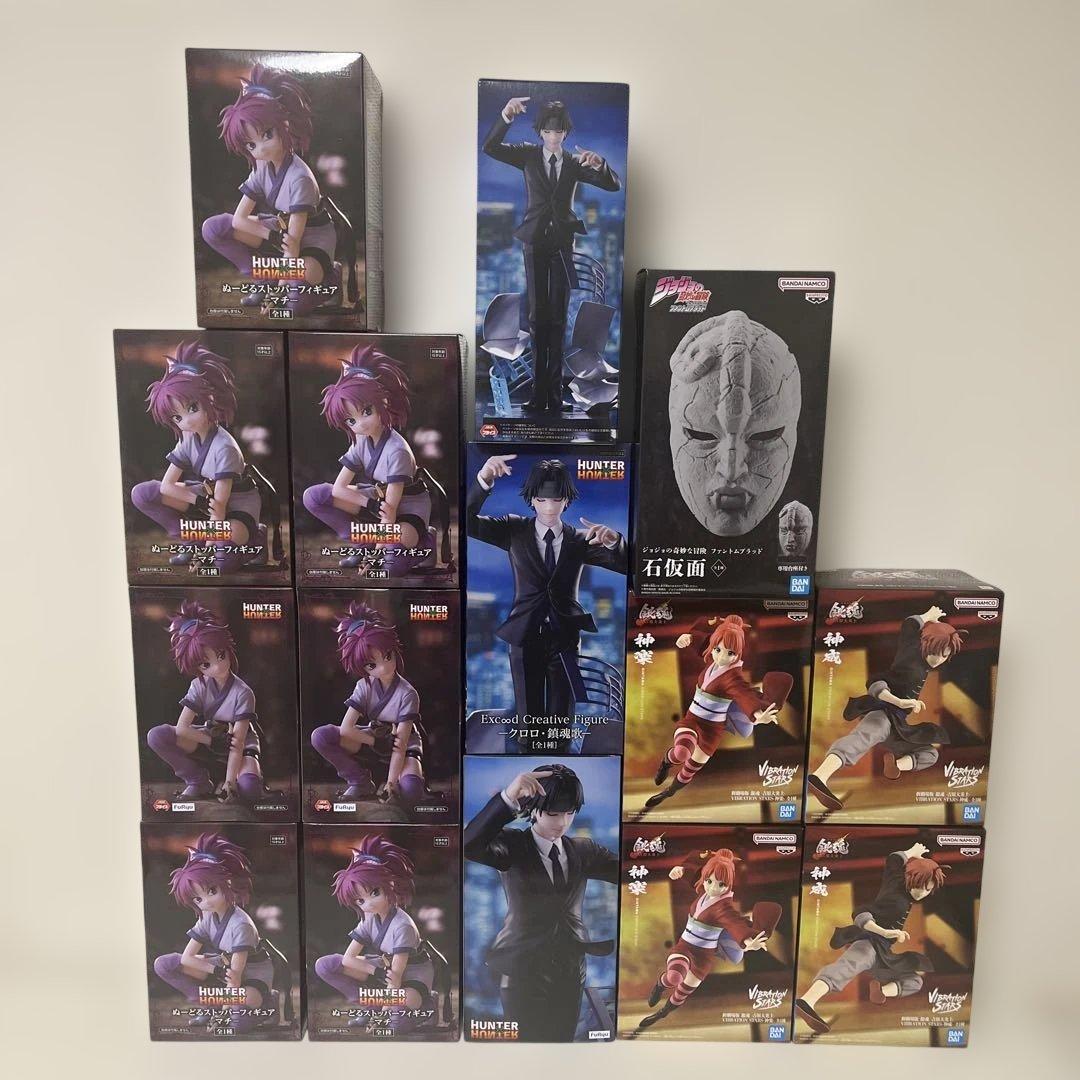 新品未開封　HUNTER×HUNTER ジョジョ　銀魂　フィギュアまとめ売り