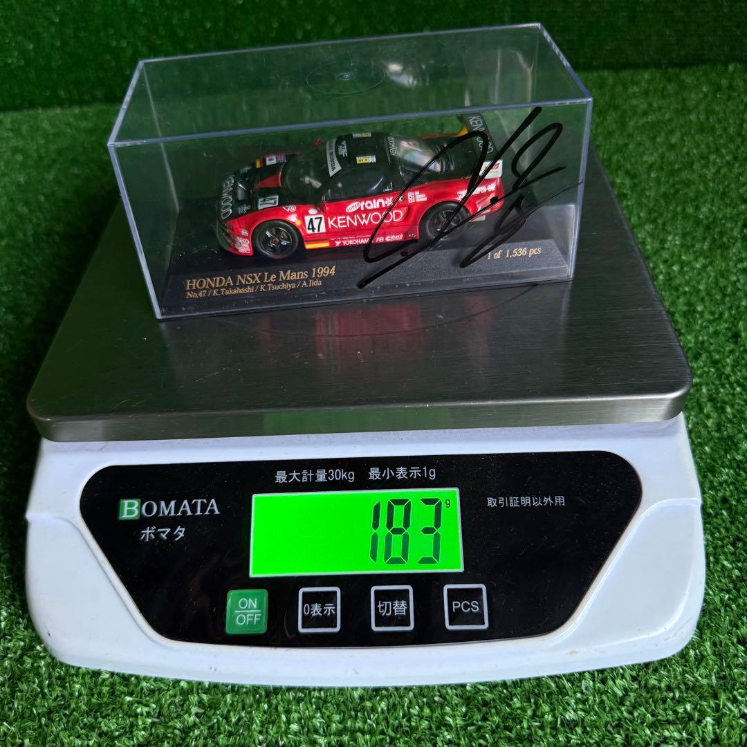 a 118-1】ホンダNSX Le Mans 1994 #47/直筆サイン入り