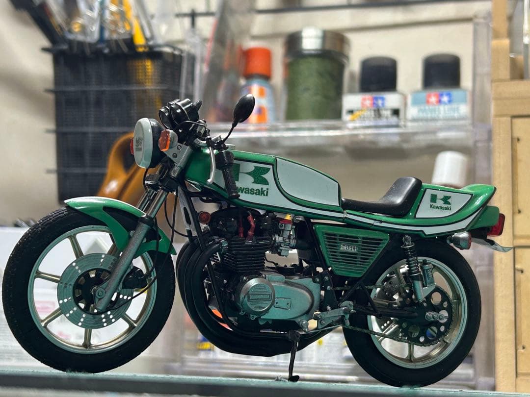 アオシマ Z400FX セレクト　カフェスタイルカスタム完成品