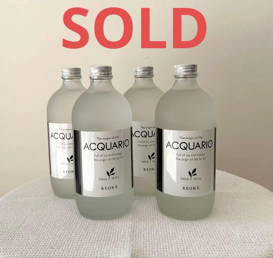 アクアーリオACQUARIO 520ml4本セット